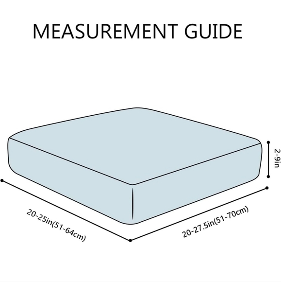 New Thick Jacquard Fabric, Couch Sofa Covers for Pets with Elastic Bottom 2pk. - Picture 3 of 6